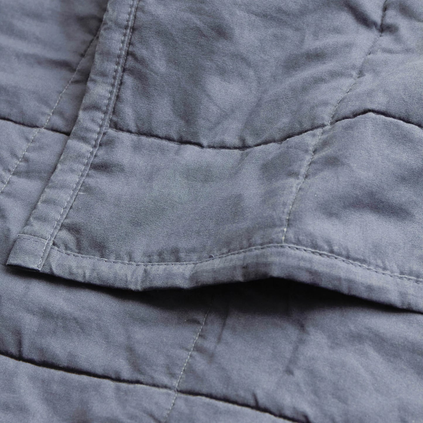 Yard Hebden Washed Cotton Bedspread - Denim Blue