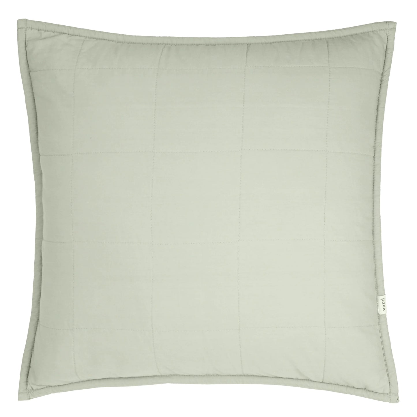 Yard Hebden Washed Cotton Cushion - Bay Green