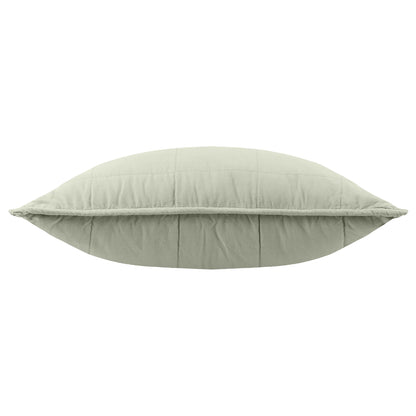 Yard Hebden Washed Cotton Cushion - Bay Green