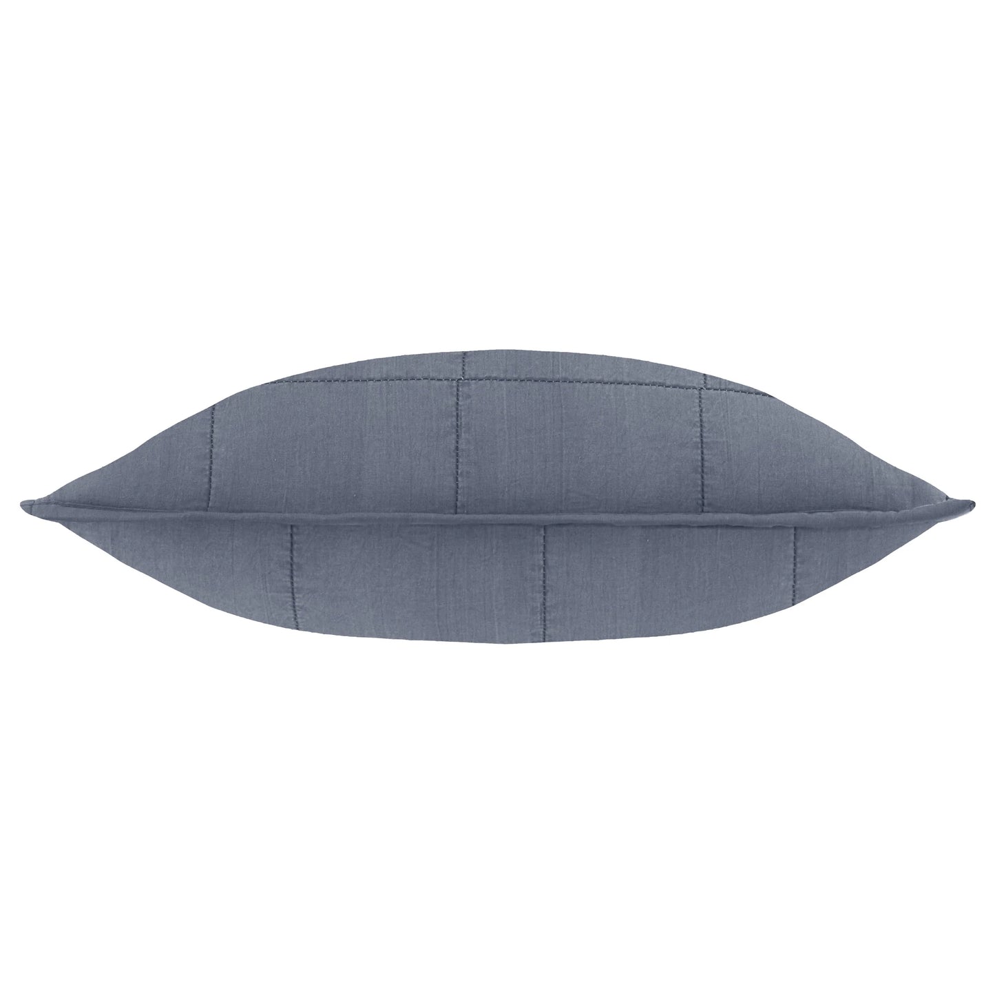 Yard Hebden Washed Cotton Cushion - Denim Blue