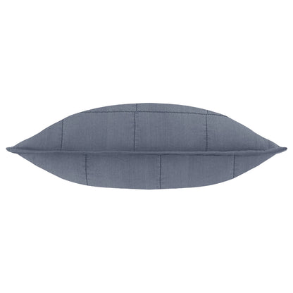 Yard Hebden Washed Cotton Cushion - Denim Blue