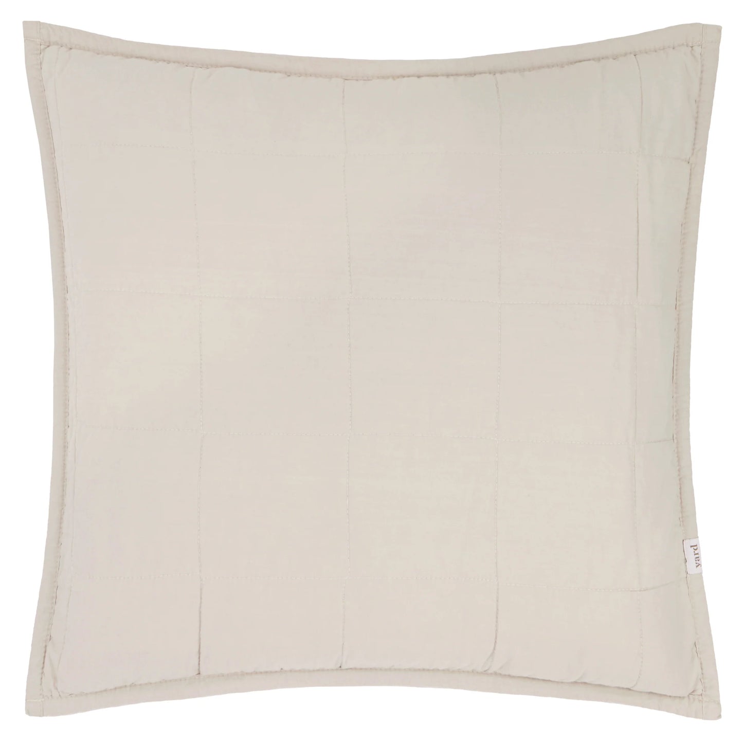 Yard Hebden Washed Cotton Cushion - Stone