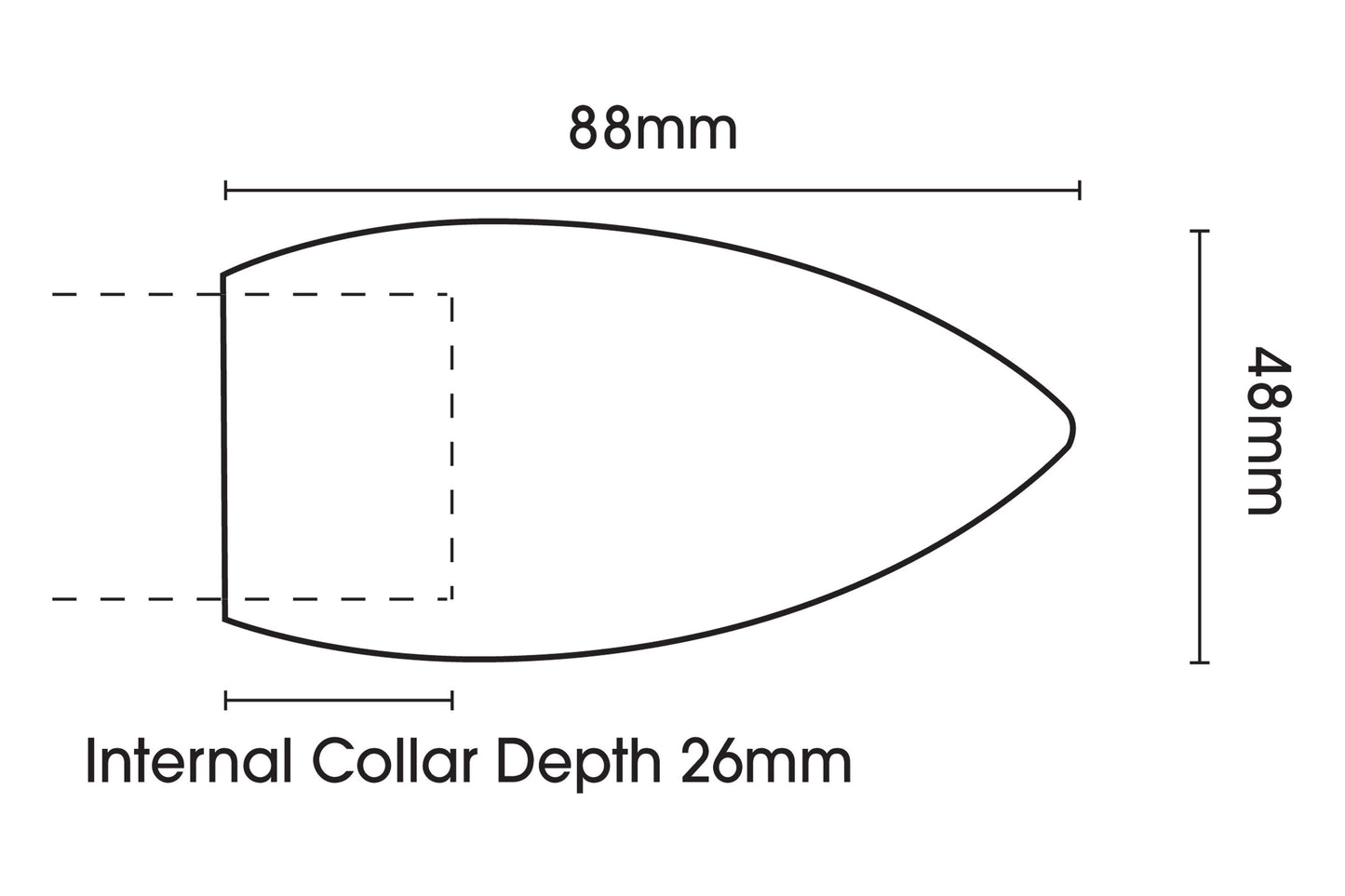 Hallis Neo Bullet 35mm Metal Curtain Pole - Stainless Steel