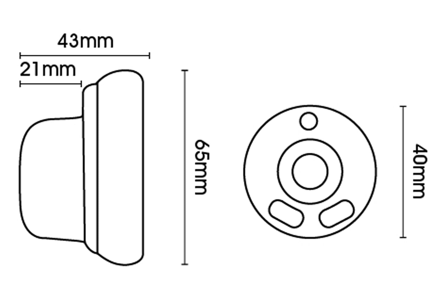 Hallis Eden 35mm Wooden Curtain Pole Recess Bracket - Umber