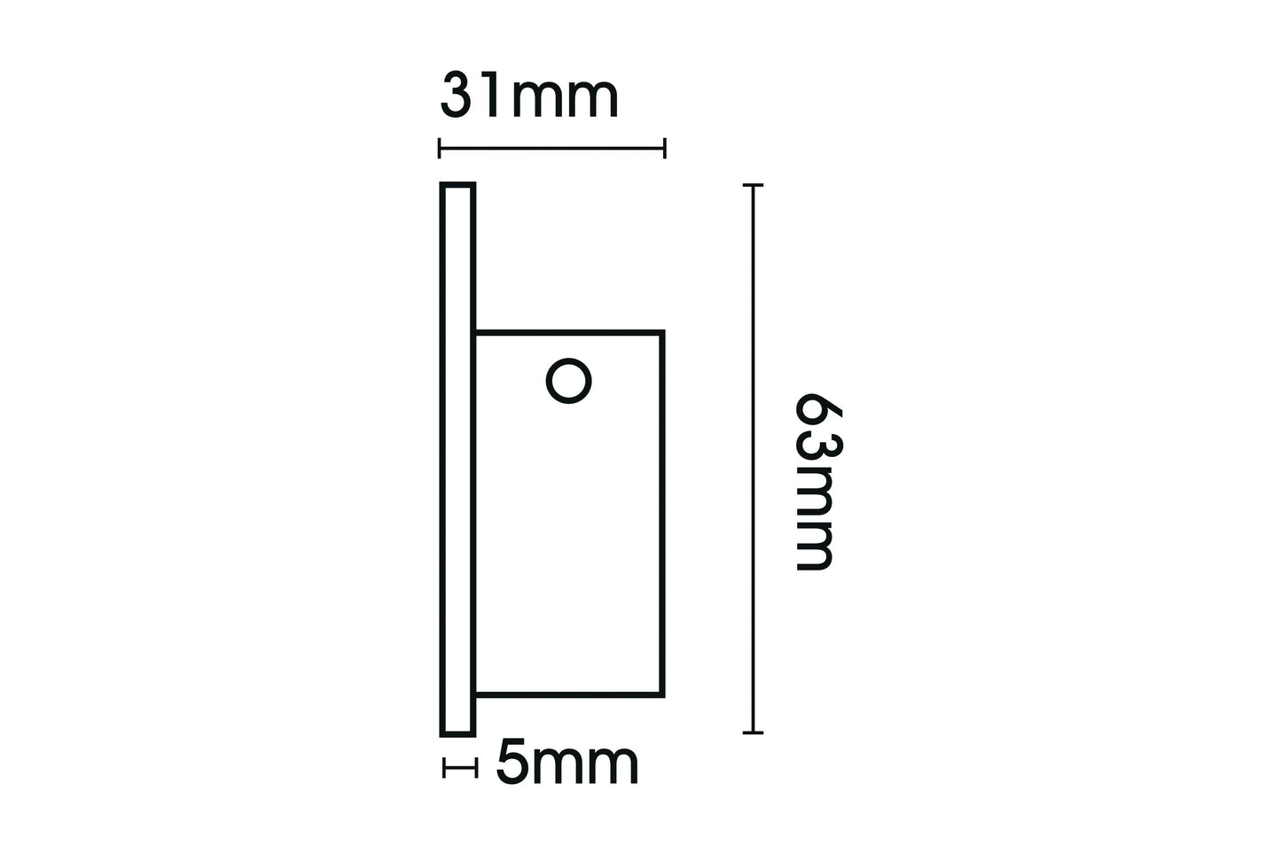 Hallis Galleria 50mm Metal Curtain Pole Recess Bracket - Burnished Brass
