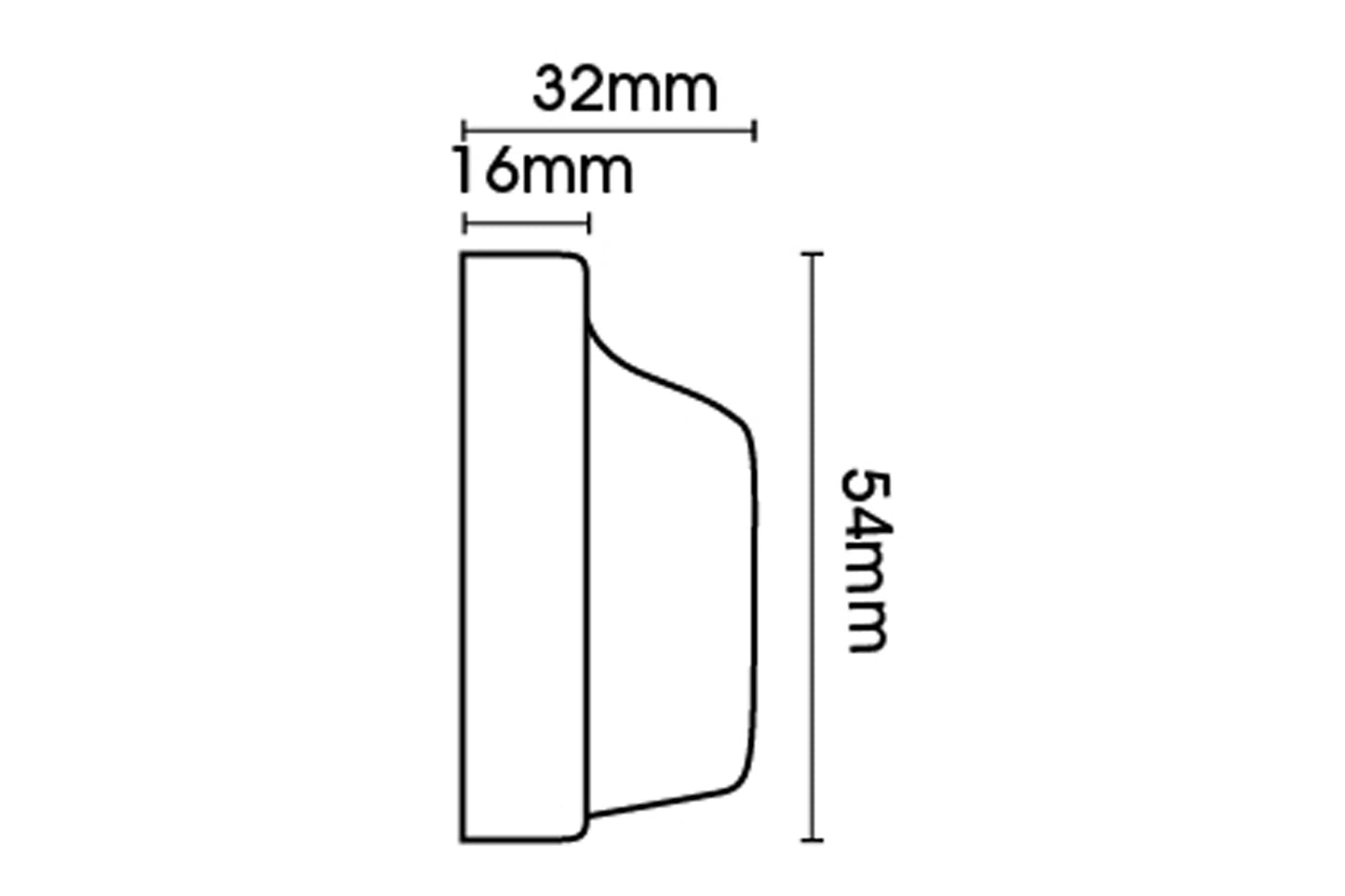 Hallis Unfinished 28mm Wooden Recess Brackets (Pair)
