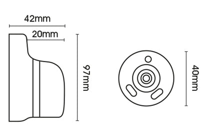 Hallis Modern Country 55mm Wooden Recess Bracket - Gold Black