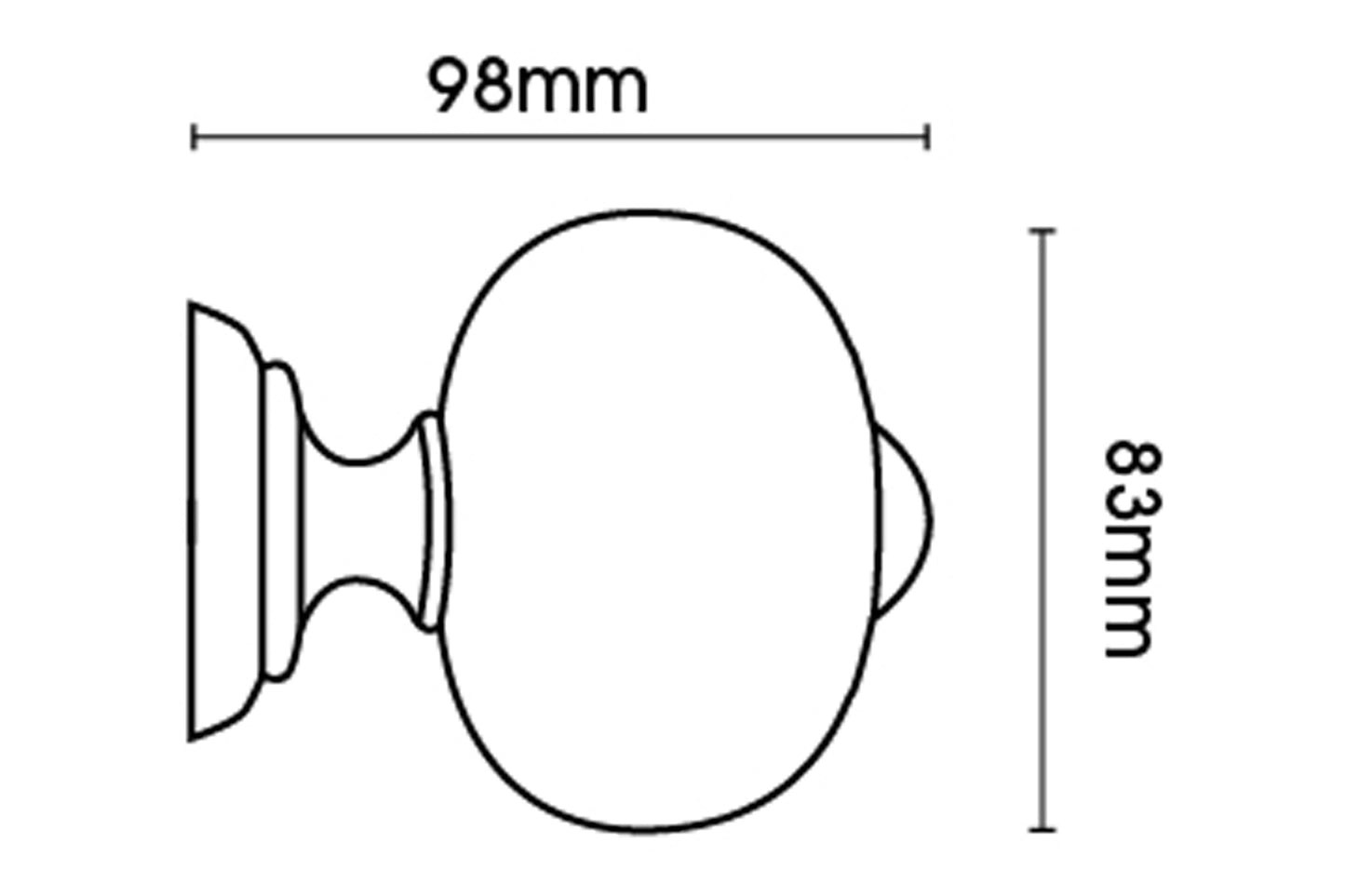 Hallis Museum Parham 55mm Wooden Curtain Pole - Satin Oyster