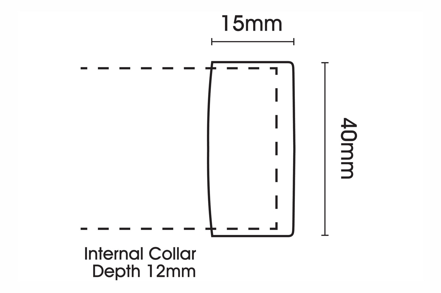Hallis Neo End Cap 28mm Metal Curtain Pole (Cup Brackets) - Chrome