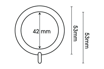 Hallis Neo Ball 28mm Metal Curtain Pole (Cup Brackets) - Gold