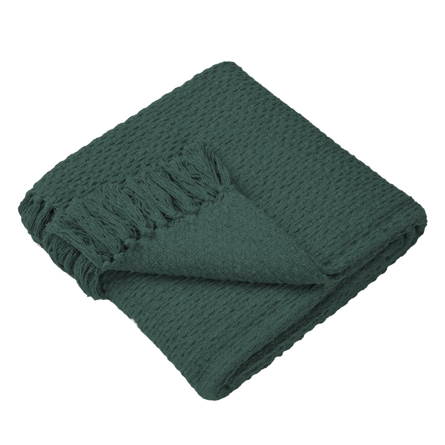 Hayden Bedspread by Drift Home in Green 200cm x 200cm - Bedspread - Drift Home