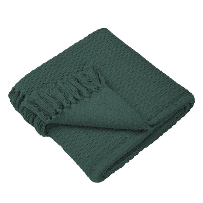 Hayden Bedspread by Drift Home in Green 200cm x 200cm - Bedspread - Drift Home