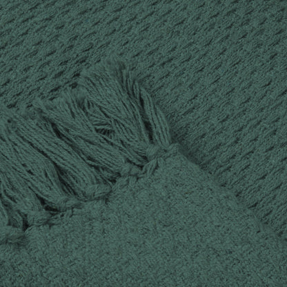 Hayden Bedspread by Drift Home in Green 200cm x 200cm - Bedspread - Drift Home