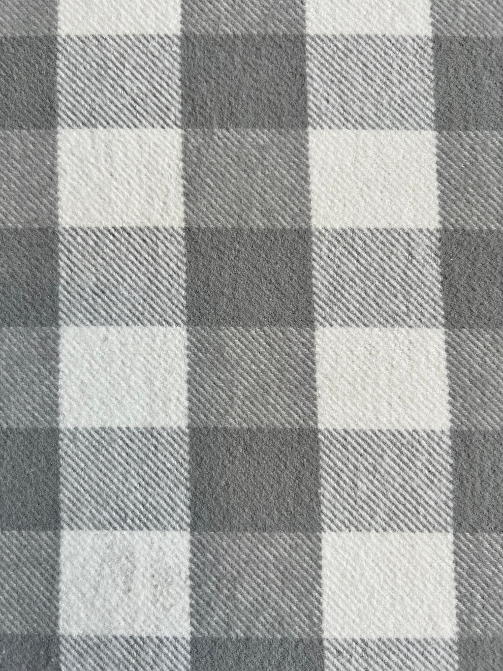 Design Port Stirling Flannel Duvet Cover Set - Grey