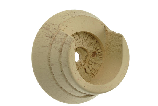 Integra Masterpiece 35mm Wooden Curtain Pole Recess Brackets (Pair) - Distressed Cream