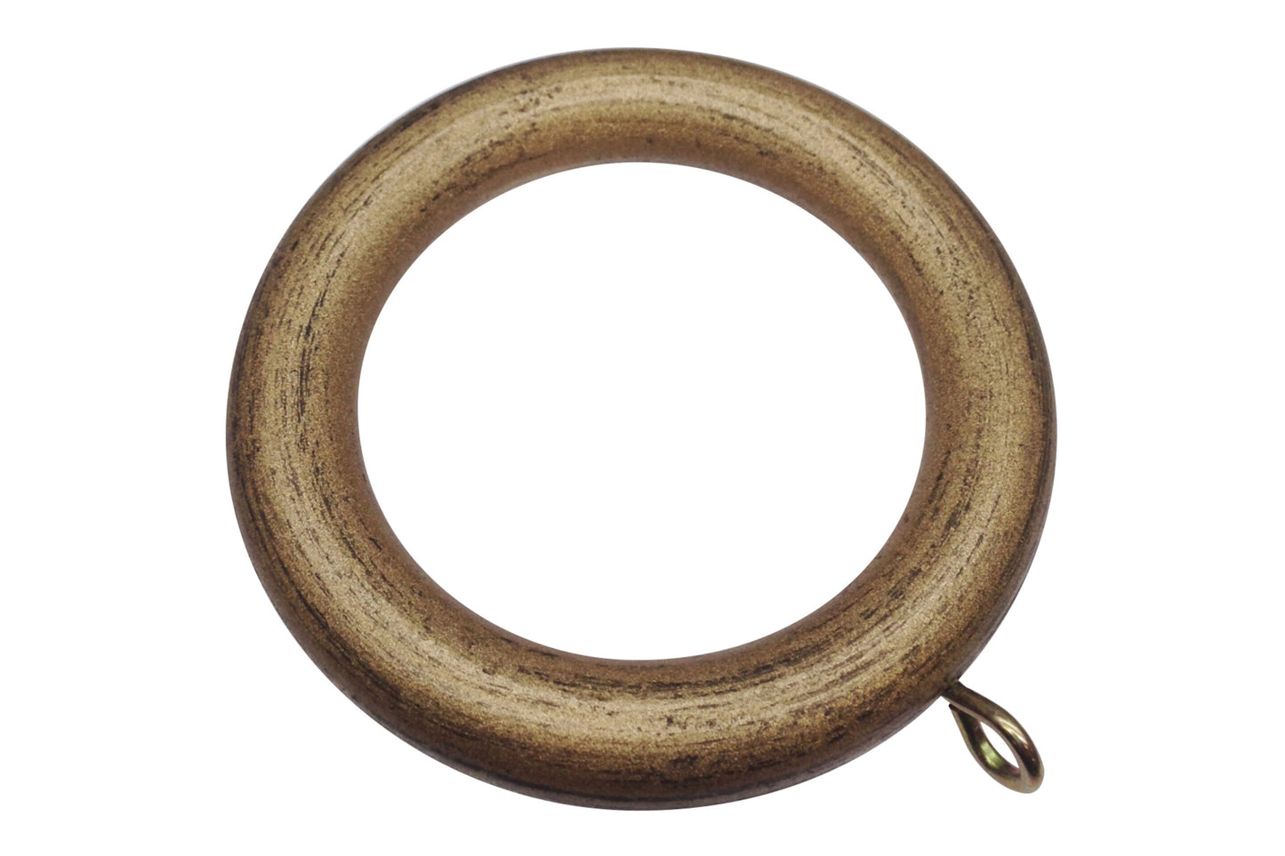 Integra Masterpiece 50mm Wooden Curtain Rings - Black Gold