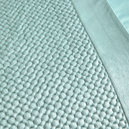 Iras Duvet Cover Set by Soiree in Duck Egg - Duvet Cover Set - Soiree