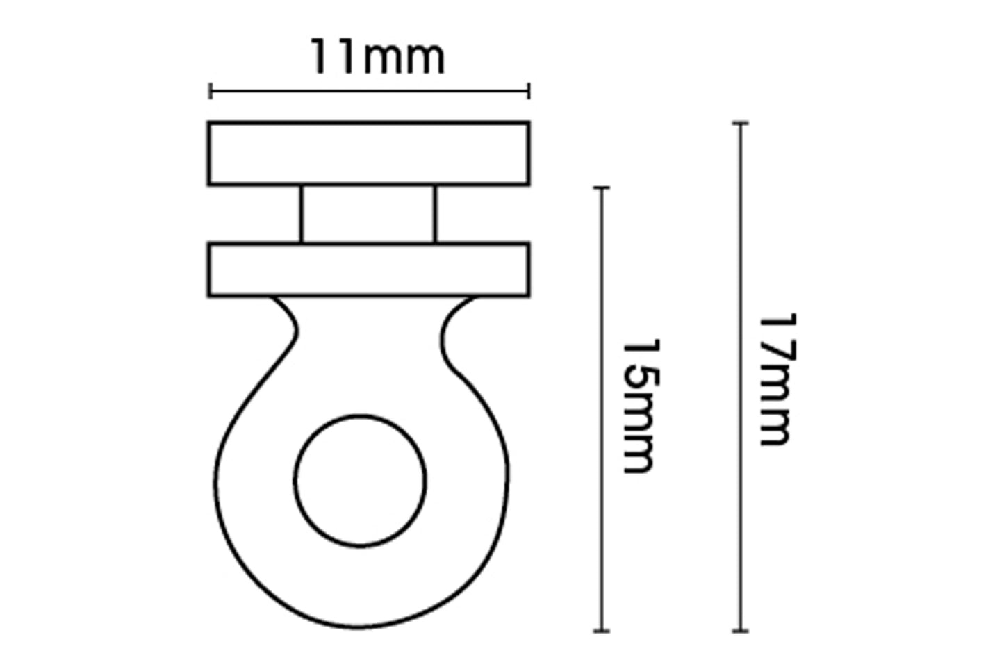 Integra Discreet - Uncorded Metal Curtain Track (Face Fix)