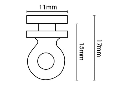 Integra Discreet - Uncorded Metal Curtain Track (Face Fix)