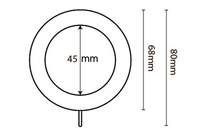 Integra Masterpiece Phoenix 35mm Wooden Curtain Pole - Black Gold