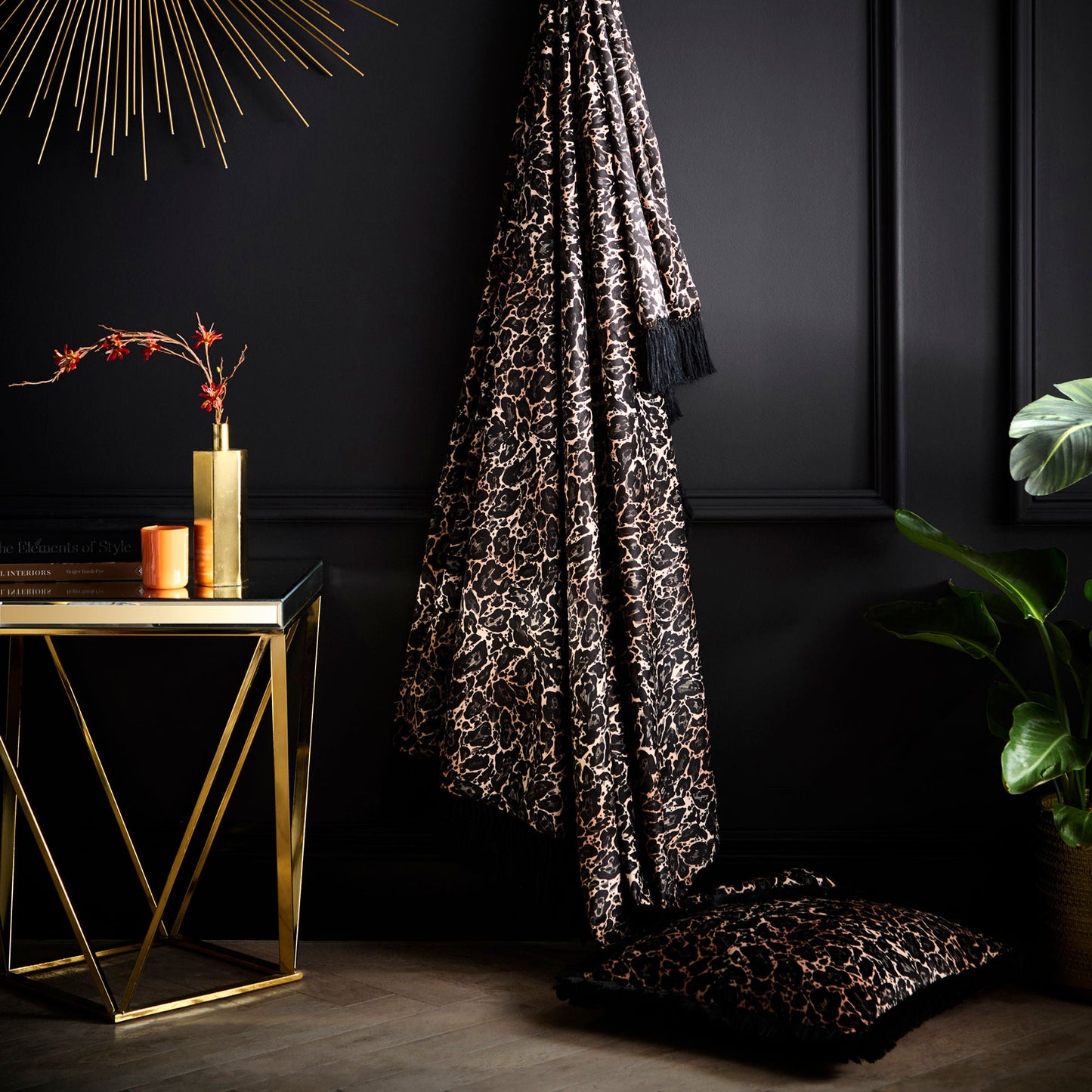 Laurence Llewelyn-Bowen Josephine Velvet Cushion - Gold