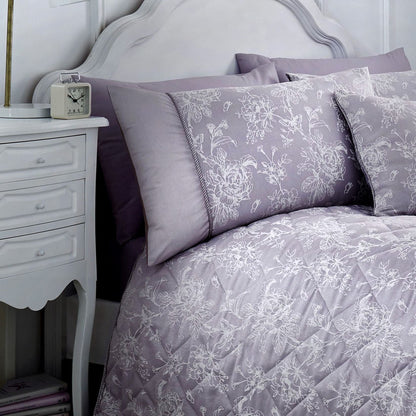 Jasmine Bedspread by Dreams & Drapes Woven in Lavender 240x220cm - Bedspread - Dreams & Drapes Woven