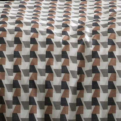 Appletree Hygge Jett Duvet Cover Set - Brown/Bracken