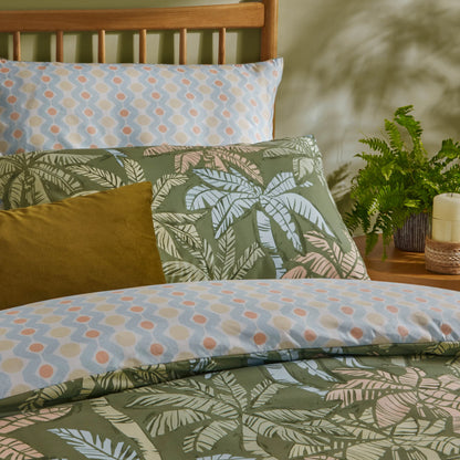 Duvet Day Kentia Duvet Cover Set - Palm Green