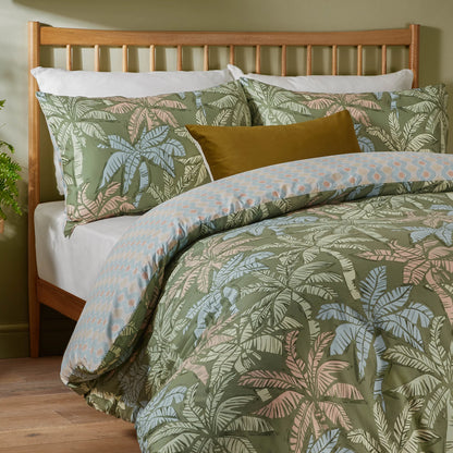 Duvet Day Kentia Duvet Cover Set - Palm Green