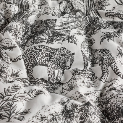 Clarke & Clarke Kisumu Duvet Cover Set - Monochrome