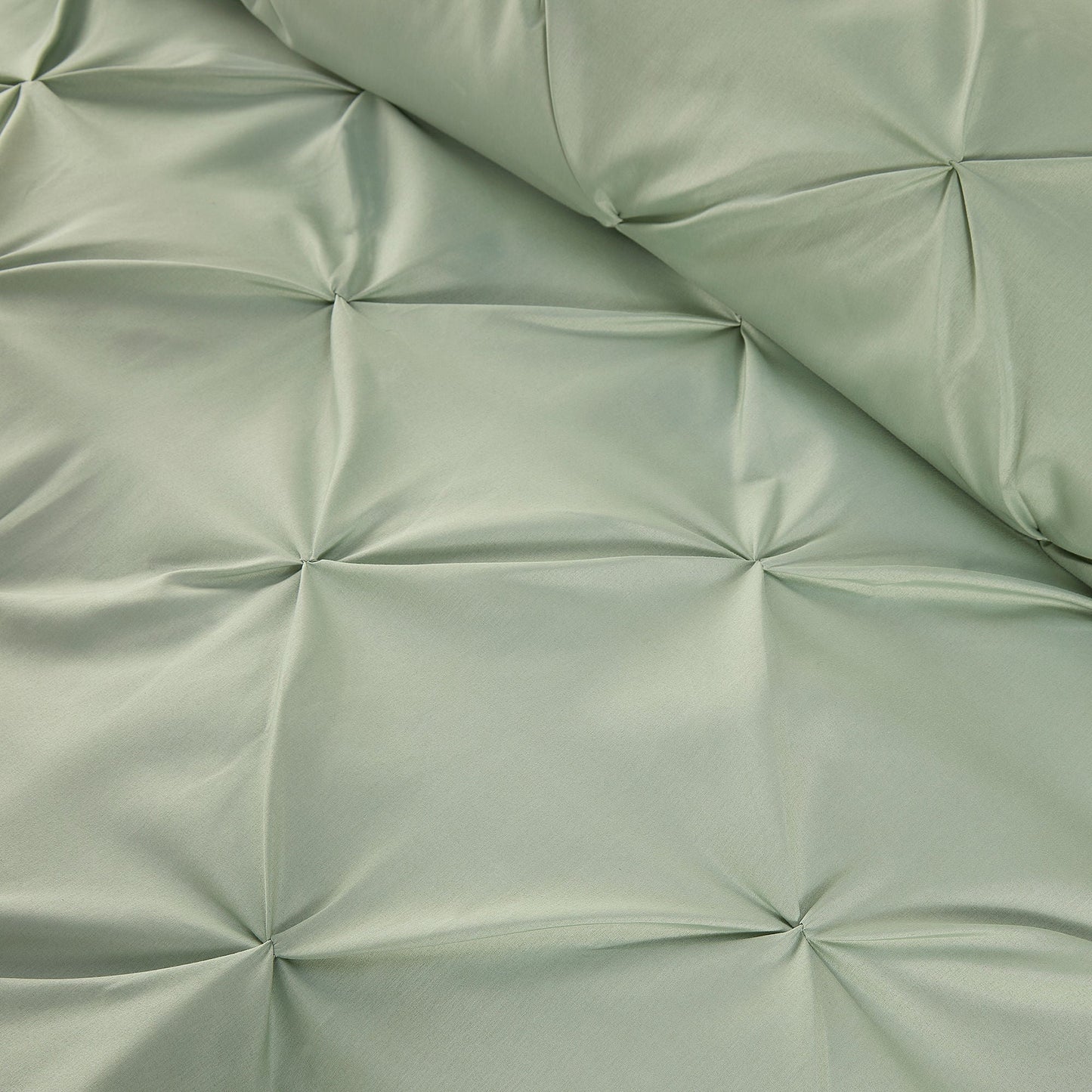 Lara Duvet Cover Set in Steel/Sage - Duvet Cover Set - Serene