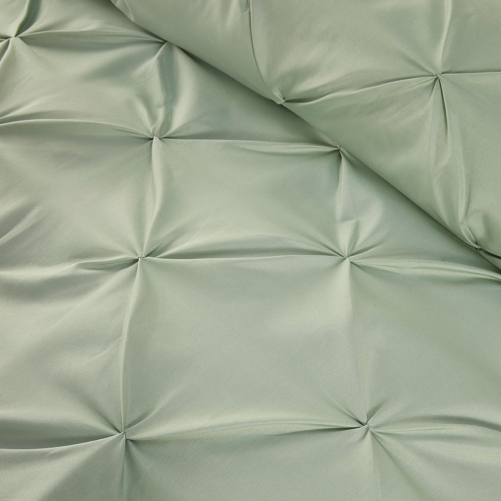 Lara Duvet Cover Set in Steel/Sage - Duvet Cover Set - Serene