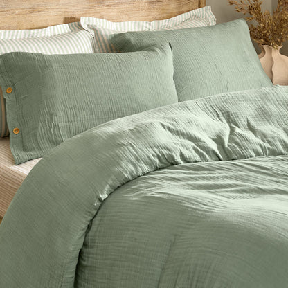 Yard Lark Duvet Cover Set - Eucalyptus