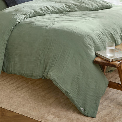 Yard Lark Duvet Cover Set - Eucalyptus