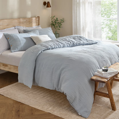 Yard Lark Duvet Cover Set - Mineral Blue