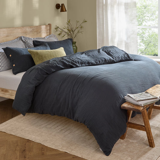 Yard Lark Duvet Cover Set - Navy