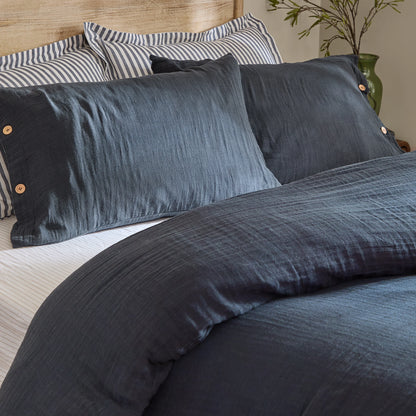 Yard Lark Duvet Cover Set - Navy