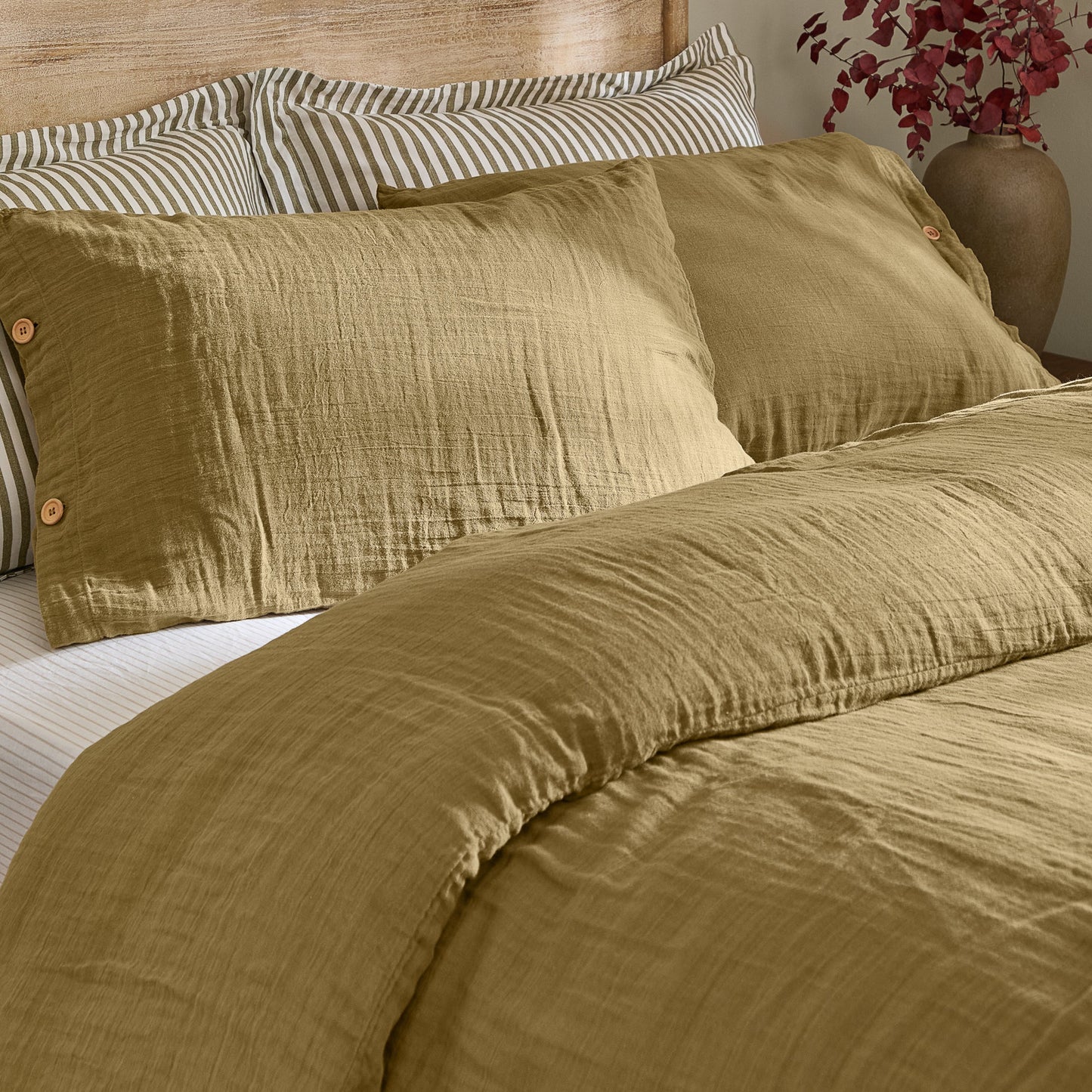 Yard Lark Duvet Cover Set - Olive