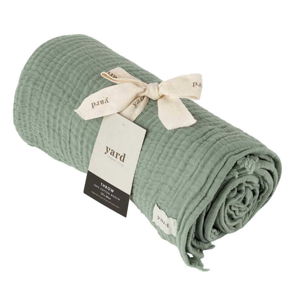 Yard Lark Throw - Eucalyptus