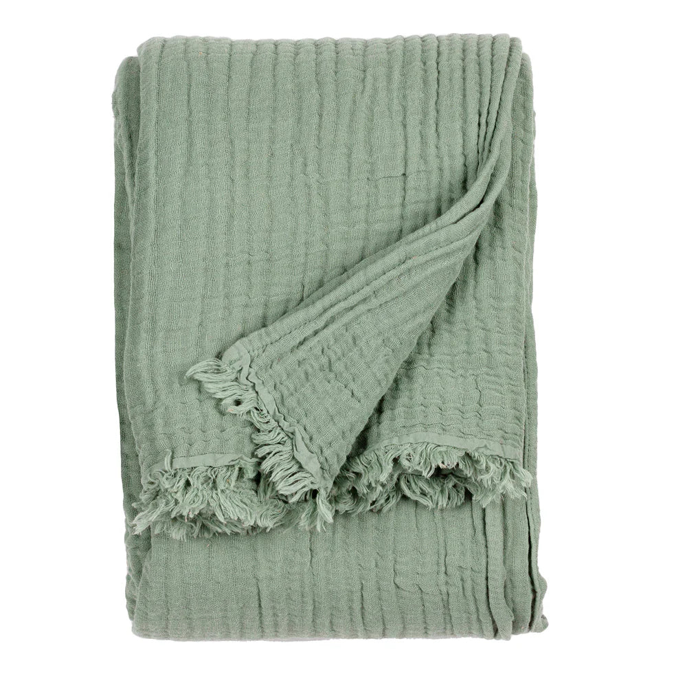 Yard Lark Throw - Eucalyptus