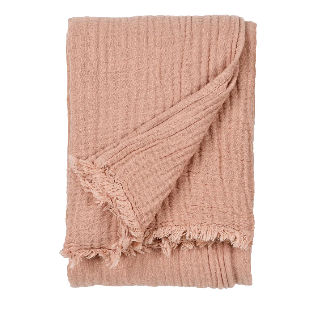 Yard Lark Throw - Pink Clay