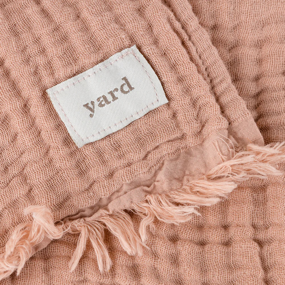 Yard Lark Throw - Pink Clay