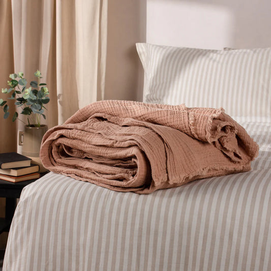 Yard Lark Throw - Pink Clay