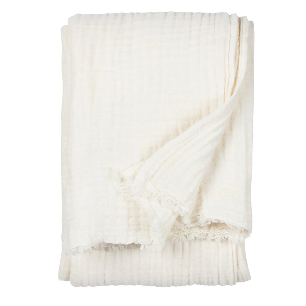 Yard Lark Throw - White