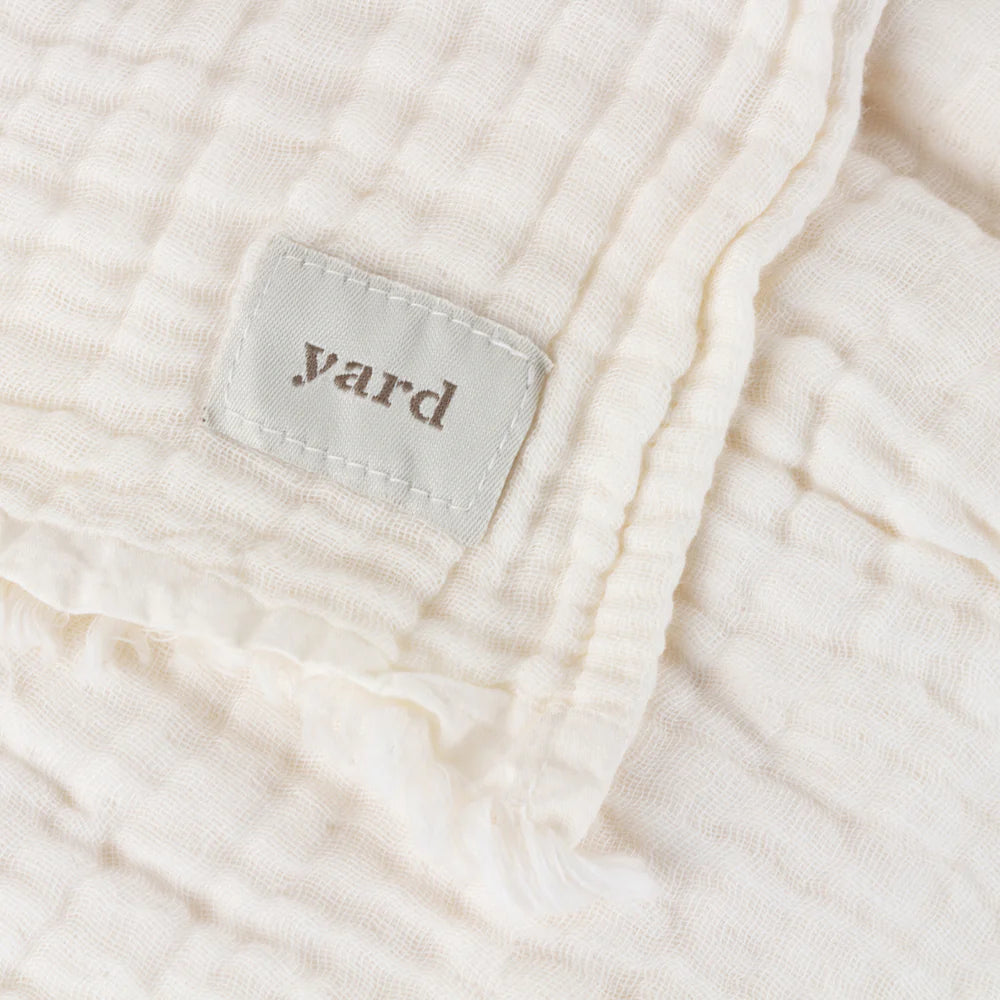 Yard Lark Throw - White