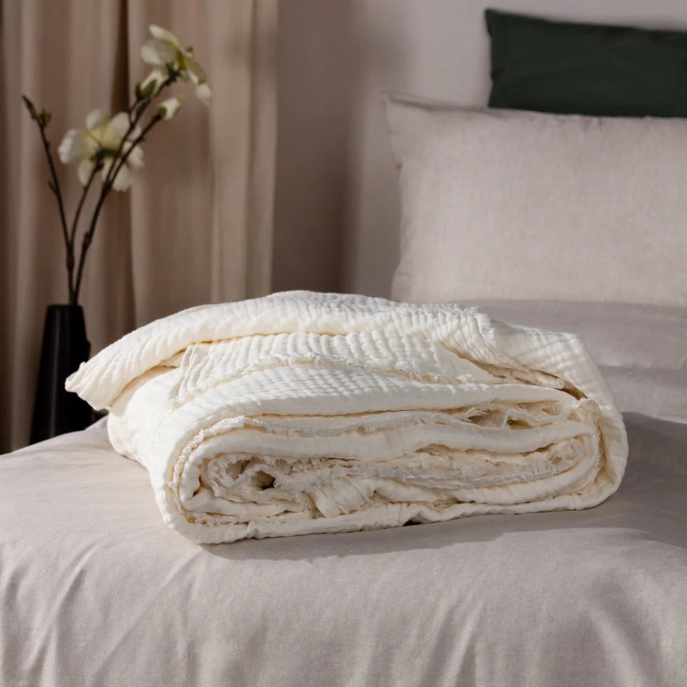 Yard Lark Throw - White
