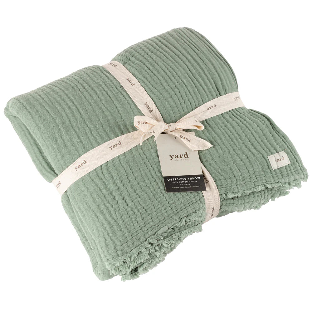Yard Lark Throw - Eucalyptus