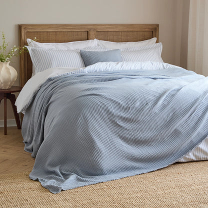 Yard Lark Throw - Mineral Blue