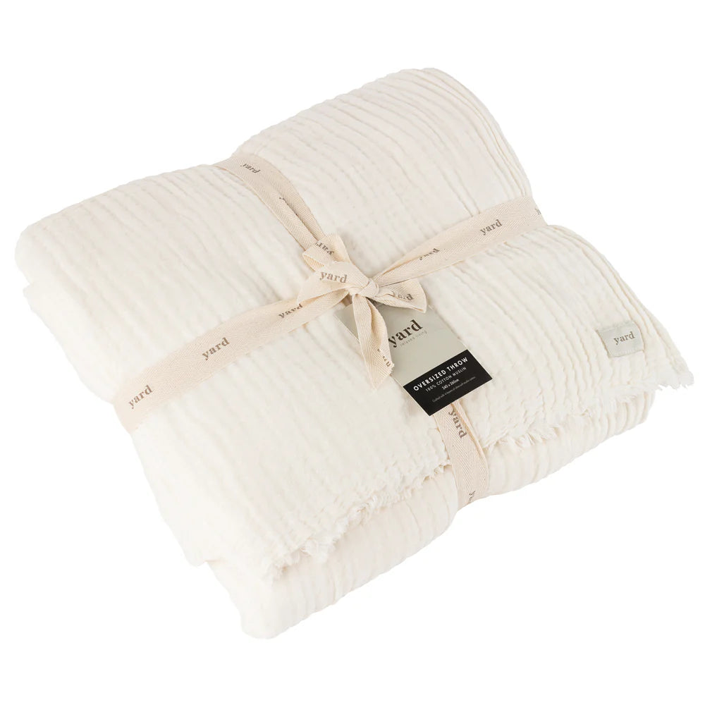 Yard Lark Throw - White