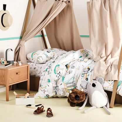 Linen House Down By The River Duvet Cover Set - Multicolour